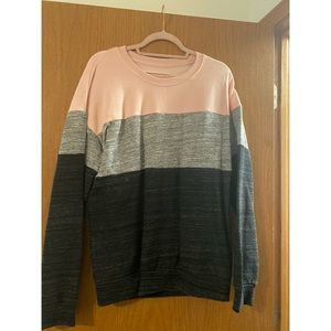 Blue Layne Boutique colorblock Crewneck